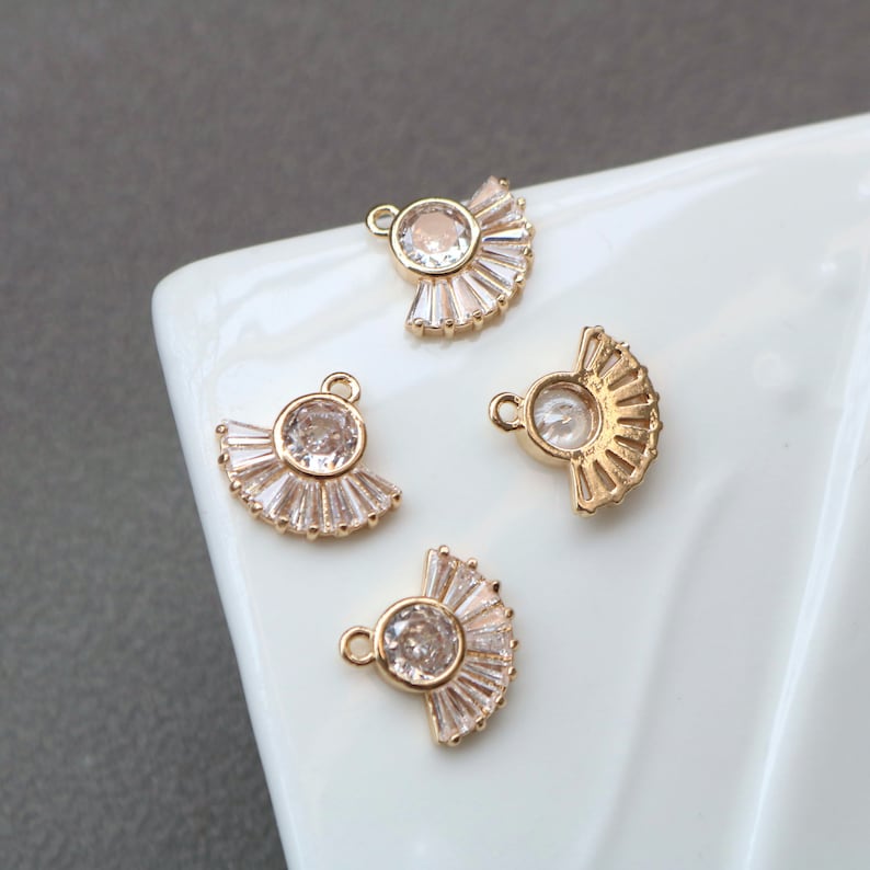 10pcs bow Zirconia Connecto Charm Pedant, CZ Pave bow Pendant, Rhinestone Charm, High Quality