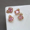 10pcs CZ Pave Bowknot Charm, 13x8mm Bowknot Zircon Pendant , Jewelry Making, Bowknot Zircon Material Craft Supplies