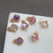 10pcs CZ Pave Bowknot Charm, 13x8mm Bowknot Zircon Pendant , Jewelry Making, Bowknot Zircon Material Craft Supplies