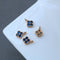 10pcs small four leaf clover CZ Pave Charm, 7mm Zircon Pendant , Jewelry Making, Zircon Material Craft Supplies