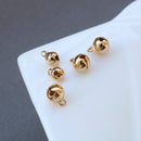 10pcs bell, squirrel CZ Pave Charm pendant, crescent Zircon Charm, zircon Pendant Charm, DIY Finding Jewelry Making