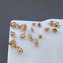 10pcs bell, squirrel CZ Pave Charm pendant, crescent Zircon Charm, zircon Pendant Charm, DIY Finding Jewelry Making