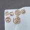 10pcs flower Zirconia Connecto Charm Pedant , CZ Pave flower Pendant, Rhinestone Charm