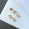10pcs heart Connector Charm Pendant, 5x9m CZ Pave Charm, heart Zircon ball Pendant, 15*22mm Jewelry Making, Material Craft Supplies