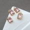 10pcs square CZ Pave Charm, 12x16mm Zircon Pendant, Jewelry Making, Zircon Material Craft Supplies