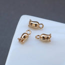 10pcs bell, squirrel CZ Pave Charm pendant, crescent Zircon Charm, zircon Pendant Charm, DIY Finding Jewelry Making