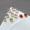 10pcs square CZ Pave Charm, 12x16mm Zircon Pendant, Jewelry Making, Zircon Material Craft Supplies