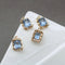 10pcs square CZ Pave Charm, 12x16mm Zircon Pendant, Jewelry Making, Zircon Material Craft Supplies