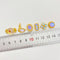10Pcs 18K Gold Plated brass Spacer Beads, petal Hollow Out beads, flower Beads,Materials and Accessories for Handmade DIY Beaded Bracelets