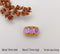 10Pcs 18K Gold Plated brass Spacer Beads,Hollow Out beads,Flat Round Beads,Cake Beads,Focal Cat Eye Beads, DIY Craft Supplies