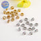 10Pcs 18K Gold Electroplated Copper Micro Pave Cubic Zirconia Round Spacer Beads, DIY Bracelet / Necklace Jewelry Findings Material