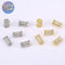 10pcs Gold-Tone Rotating Screw Clasp with Cubic Zirconia Inlay, Slim Waist Spacer Bead & Pearl Button, DIY Necklace Clasp Jewelry Findings
