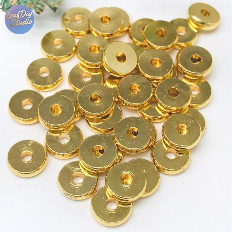 100pcs Seamless Round Ball Beads Spacer for Jewelry Making Findings