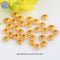 10pcs Golden Round Flying Saucer - Shaped Spacer Beads, DIY Bracelet and Hand - Strung Bead Spacers