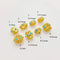 4Pcs Copper Plated Gold Turquoise Spacer Beads, Drum-Shaped Tube Spacer Beads for Jewelry Making, Have DIY Craft Supplies