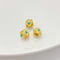4Pcs Copper Plated Gold Turquoise Spacer Beads, Drum-Shaped Tube Spacer Beads for Jewelry Making, Have DIY Craft Supplies