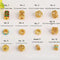10Pcs 18K Gold Plated brass Spacer Beads,Hollow Out beads,Flat Round Beads,Cake Beads,Focal Cat Eye Beads, DIY Craft Supplies