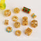 10Pcs 18K Gold Plated brass Spacer Beads,Hollow Out beads,Flat Round Beads,Cake Beads,Focal Cat Eye Beads, DIY Craft Supplies