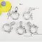 10Pcs 18K Gold Plated brass Spacer Beads,Hollow Out beads,Flat Round Beads,Cake Beads,Focal Cat Eye Beads, DIY Craft Supplies