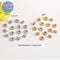 10Pcs 18K Gold Electroplated Copper Micro Pave Cubic Zirconia Round Spacer Beads, DIY Bracelet / Necklace Jewelry Findings Material