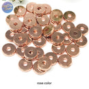100pcs Seamless Round Ball Beads Spacer for Jewelry Making Findings