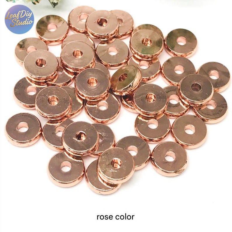 100pcs Seamless Round Ball Beads Spacer for Jewelry Making Findings