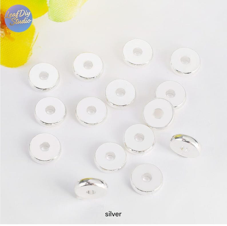 100pcs Seamless Round Ball Beads Spacer for Jewelry Making Findings