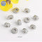 10Pcs 6mm Gold Plated brass Spacer Beads,Hollow Out beads,Flat Round Beads,Cake Beads,Focal Cat Eye Beads, DIY Craft Supplies