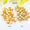100pcs Gold Plated Brass Geometric Rectangle Spacer Beads DIY Necklace and Bracelet Jewelry Making Supplies, Gold Loose Beads Square Beads
