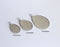 10pcs Stainless Steel 10x14mm/13x18mm/ 18x25mm Teardrop Bezel Settings Earring Blanks Earrings Base