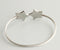 2pcs 13x18mm Pentagram stainless steel bracelet Base Settings, Bezel bracelet blanks Cabochon trays