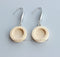 20pcs Stainless Steel wood Earrings Blanks,wood Earrings Base Settings