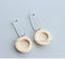 20pcs Stainless Steel wood Earrings Blanks,wood Earrings Base Settings
