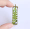 1pcs Handmade Resin Leaves pressed flower pendant necklace