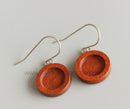20pcs Stainless Steel wood Earrings Blanks,wood Earrings Base Settings