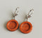 20pcs Stainless Steel wood Earrings Blanks,wood Earrings Base Settings