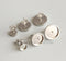 20pcs Stainless Steel Thicken Bezel Earrings Studs Settings, Earrings Blanks,Earrings Base