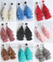 4pcs 3th floor Tassel bezel earring beads Settings 8mm 10mm 12mm Stainless steel earrings Pad, bezel earrings blank base