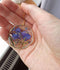 1pcs  Gold leaf pressed flower Pendant Necklace
