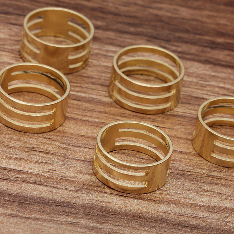 20pcs Handmade brass tool ring