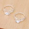 40pcs Brass Ring Base Blanks,Adjustable Lace Ring Settings, 8mm Round Bezel Settings