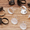 20pcs Brass 15mm Ring Base Blanks,Adjustable Lace Ring Settings, 15mm Round Bezel Settings