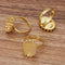 10pcs Brass oval Ring 13x18mm /18x25mm Base Blanks,Adjustable Ring Settings