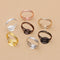 20pcs Brass Ring Base With Pad Settings, Adjustable Ring Base Flat Pad Settings