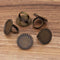 10pcs Brass 12mm / 14mm / 16mm / 18mm / 20mm / 25mm Ring Base Blanks Ring Settings