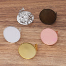 10pcs Brass 25mm Ring Base Blanks Ring Settings