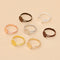 20pcs Brass Ring Base With Pad Settings, Adjustable Ring Base Flat Pad Settings