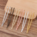 20pcs Hair Clips 12mm Bezel, Cabochon Base Blank Hairpin, Hair Clips, Blank Bobby Pins Tray, Hair Accessories