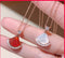 Diamond Small skirt pendant necklace,stainless steel vacuum electroplating chain all-match non-fading
