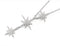 terling silver star, meteor clavicle Necklace